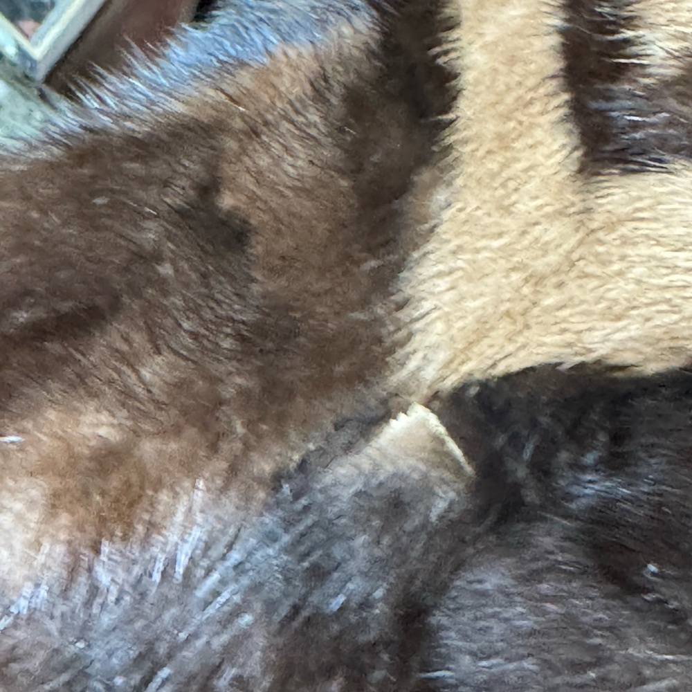 Light weight mink coat brow and Carmel. Size medium/large - Picture 11 of 12